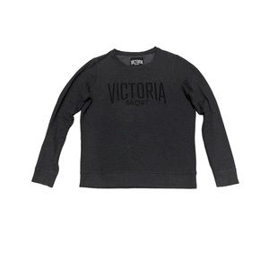 Victoria’s Secret Sport Long Sleeve Gray Sweatshirt